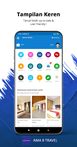 Android application AMA8TRAVEL screenshort