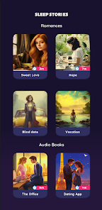 Screenshot 1 Sleep Stories Novelando android