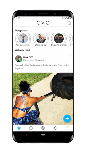 Screenshot of CVG Nation