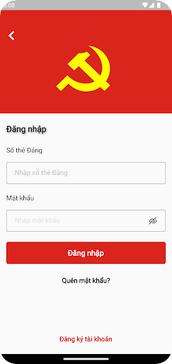 Android application Sổ tay Đảng viên Quận 7 screenshort