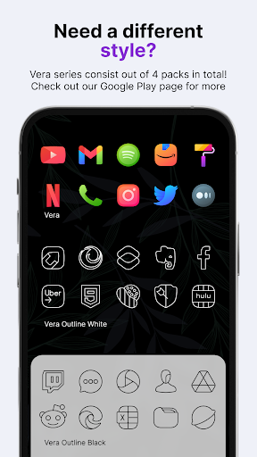 Vera Outline Icon Pack Gallery 6