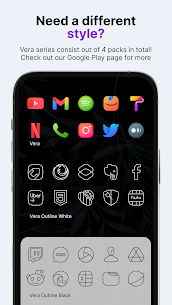 Vera Outline Icon Pack Patched APK 7