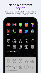 Screenshot ng Vera Outline Icon Pack