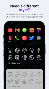 Imágen 7 Vera Outline Icon Pack android