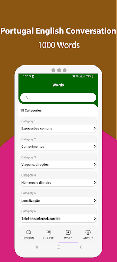Portugal English Conversation Screen 3