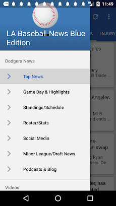 Los Angeles Baseball News Blueのおすすめ画像1