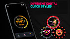 screenshot of Neon Digital Clock