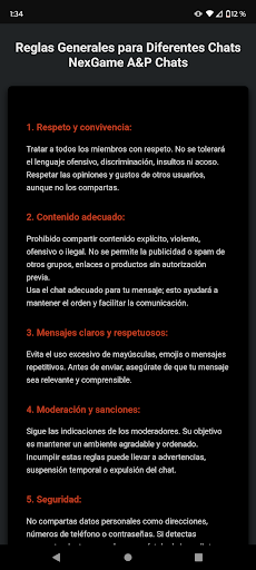 NexGame AandP Chats