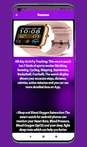 kalinco smart watch guide