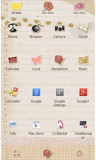 Vintage Rose Theme +HOME Screen 2