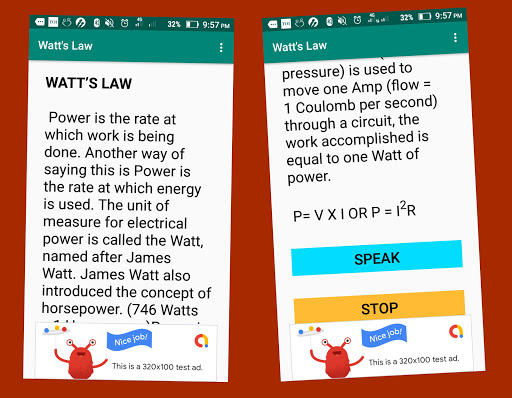 Electrical Engineering Laws Screenshot