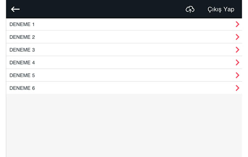 Android application Çözmetin Öğretmen Çözüm screenshort