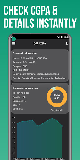 DIU CGPA Screen 2
