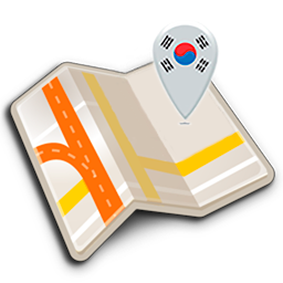 Map of South Korea offline 아이콘 이미지
