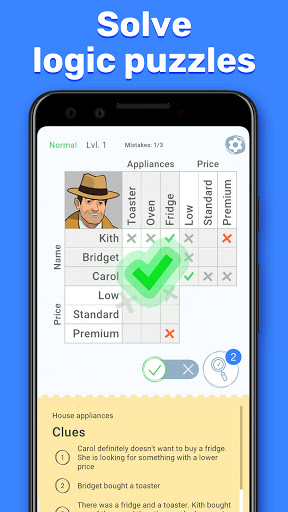 Cross Logic: Smart Puzzle Game 1.6.1 screenshots 1