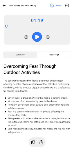 Screenshot of Dicta AI: Voice to Text App