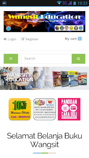 Android application Wangsit Education screenshort
