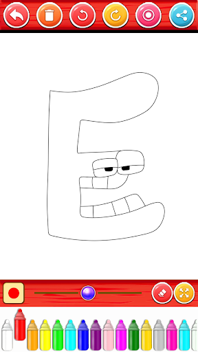 Alphabet Lore Coloring Book Screen 2