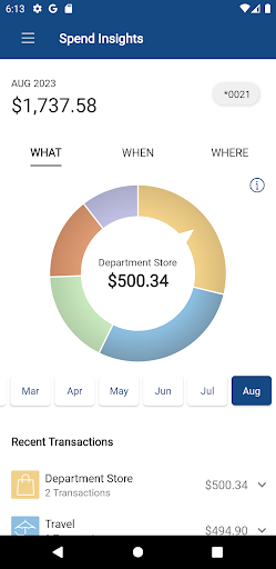 MACU Card Manager Screen 3