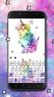 screenshot of Colorful Cat Keyboard Theme