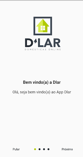 Android application Dlar - Serviços Domésticos screenshort