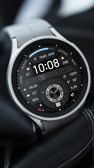 Stacked Clock ZKin Watch Faces screenshot 2