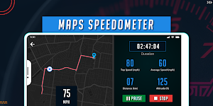 screenshot of GPS Speedometer, Odometer
