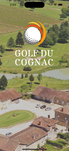 Android application Golf du Cognac screenshort
