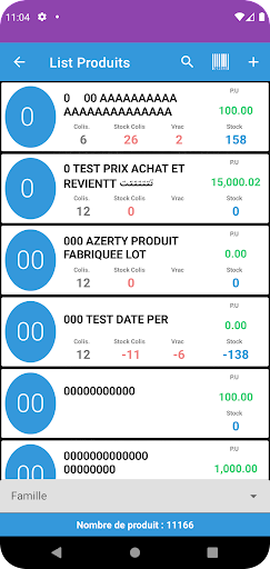 Safe inventaire Screen 3