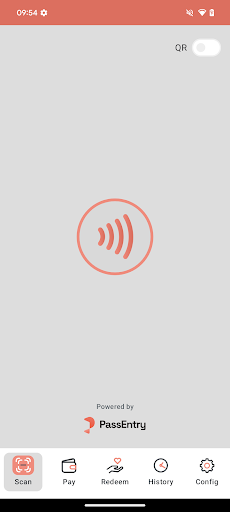 Android application PassEntry NFC/QR Pass Scanner screenshort
