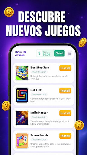 Rewards Arcade: Juega y Gana screenshot 2