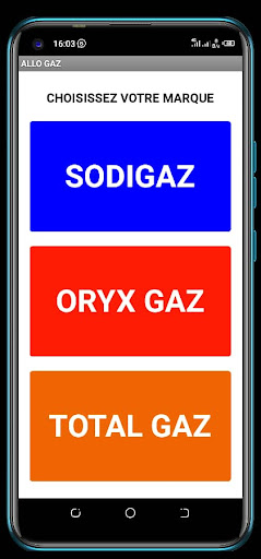 ALLO GAZ Screen 2