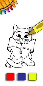Puss In Boots coloring book