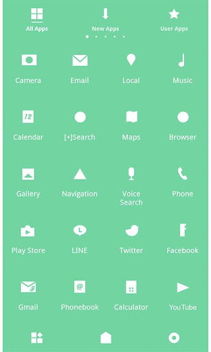 icon&wallpaper 7 Simple Colors Screen 2