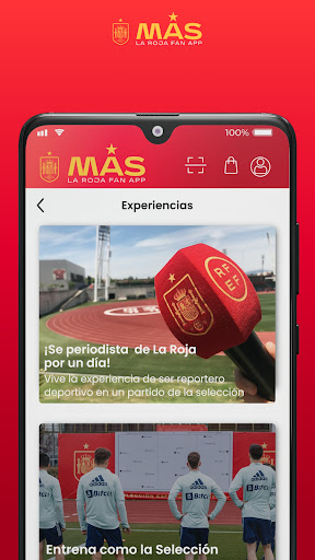 MAS La Roja Fan App Screen 2