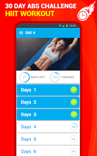 Six Pack Abs Workout 30 Day Fitness: Home Workouts screenshots 20