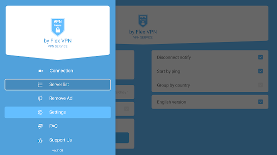 VPN servers in Russia Screenshot