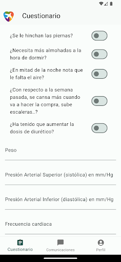 Android application Insuficiencia Cardíaca Denia screenshort