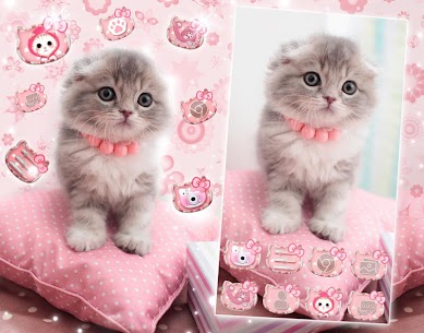 Cute Cat Live Launcher Theme 3D Wallpapers v1.0 APK (MOD,Premium Unlocked) Free For Android 4