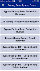 Factory Reset Bypass Guide