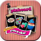 Pin Board Greeting Cards icon