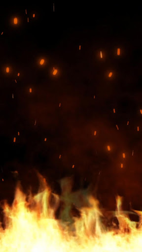 Android application fire video wallpaper screenshort