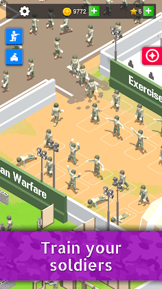 Idle Army Base: Tycoon Game - Screenshot 2