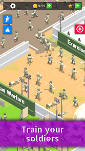 Idle Army Base 3.3.0 APK + Мод (Unlimited money) за Android