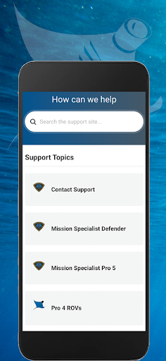 Android application VideoRay Knowledge Base screenshort