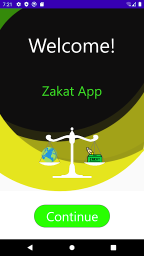 Android application Zakat App screenshort