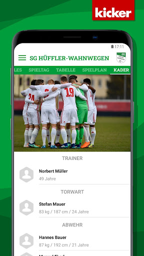 Android application SG Hüffler-Wahnwegen screenshort