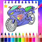 Cover Image of Descargar Coloring Motorcycle Drag Sport  APK