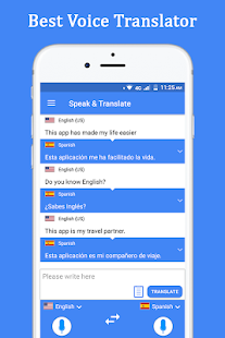 Speak and Translate Voice Translator & Interpreter  Screenshots 1