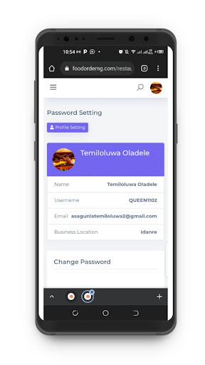 Food Order Restaurants Screen 3